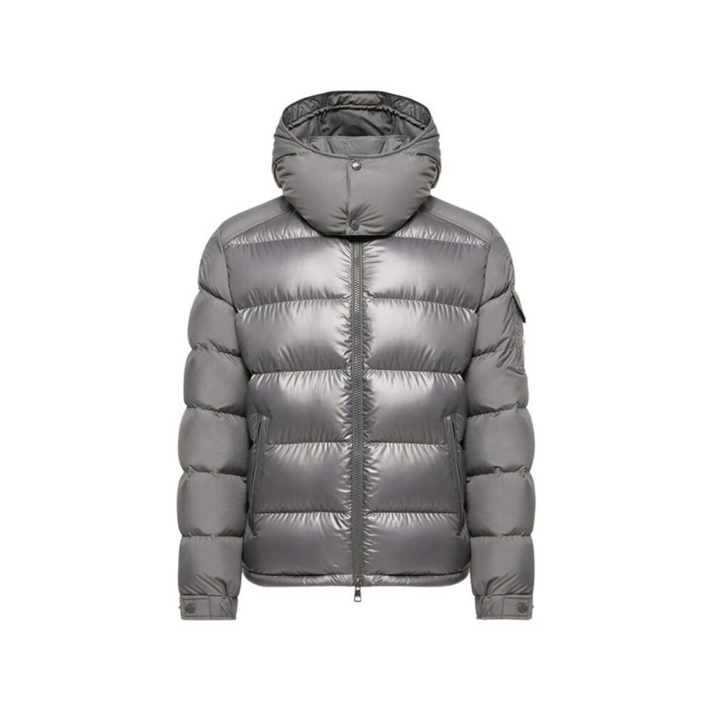 Moncler Grey Jackets - Padded & Down Jackets Men